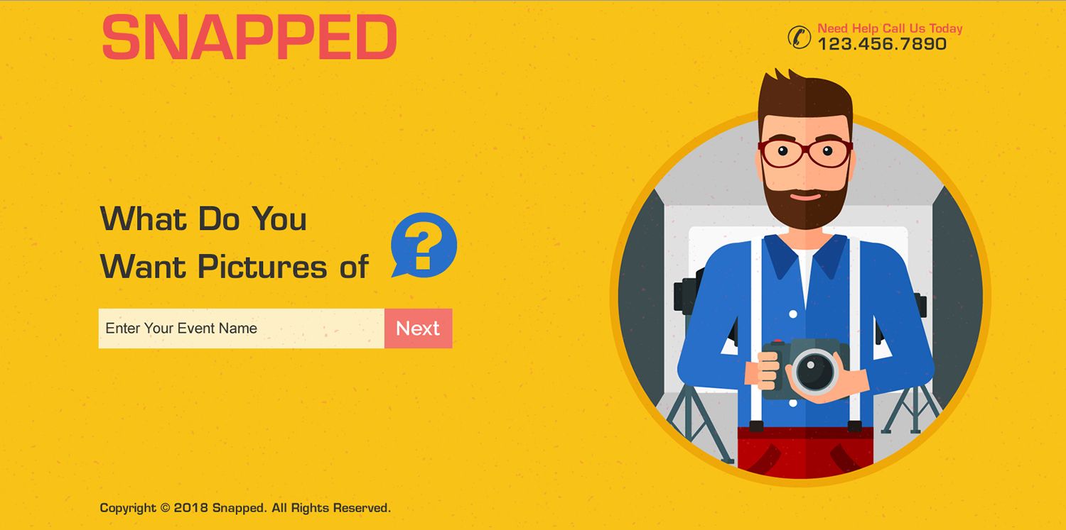 Web Design by harmi_199 for snapped | Design #20232580