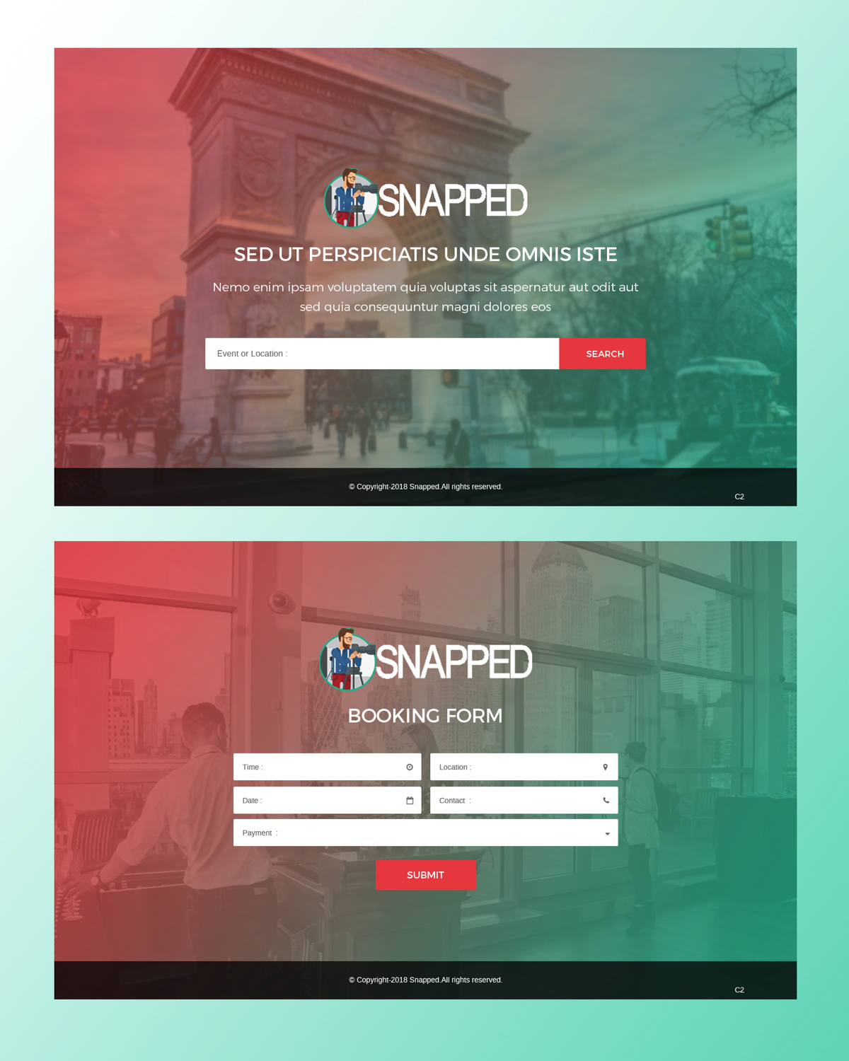 Diseño Web por pb para snapped | Diseño #20178537