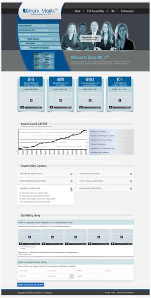 Landing Page Design by vinita for ZAG Technologies | Design: #2983153