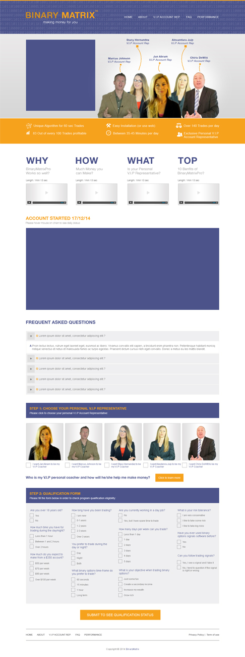 Landing Page Design by Desire Design Solutions for ZAG Technologies | Design #2932837