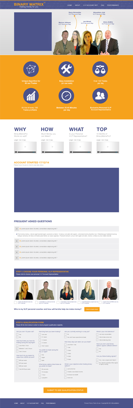 Landing Page Design by Desire Design Solutions for ZAG Technologies | Design #2946660