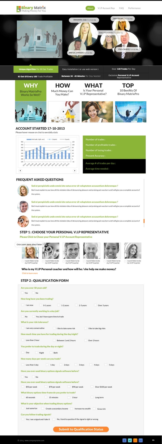 Landing Page Design by pb for ZAG Technologies | Design #2927312