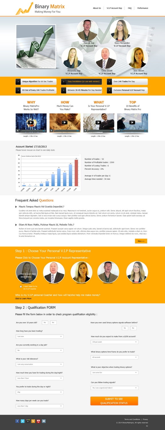 Landing Page Design by pb for ZAG Technologies | Design #2927324