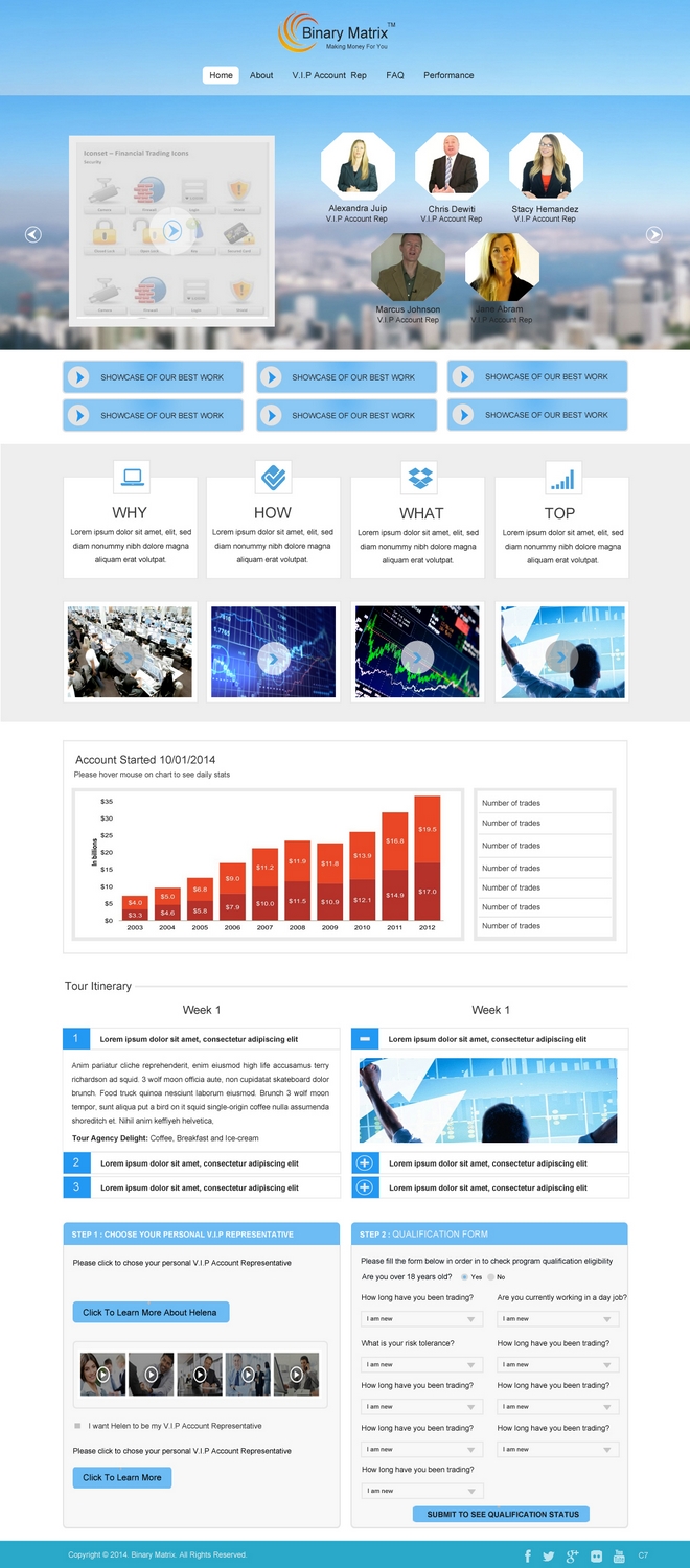 Landing Page Design by pb for ZAG Technologies | Design #2935308
