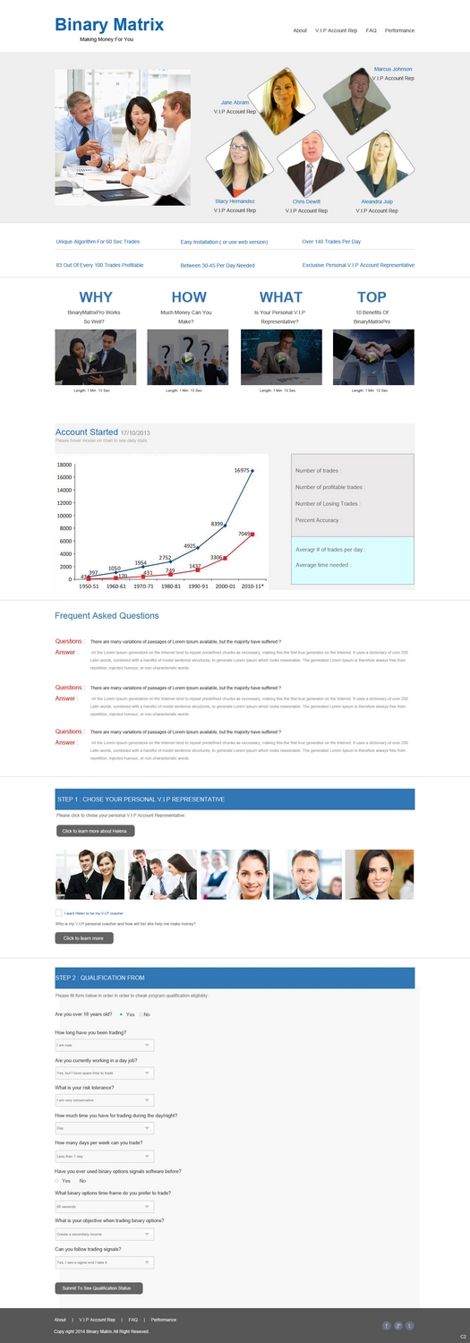 Landing Page Design by pb for ZAG Technologies | Design #2935311