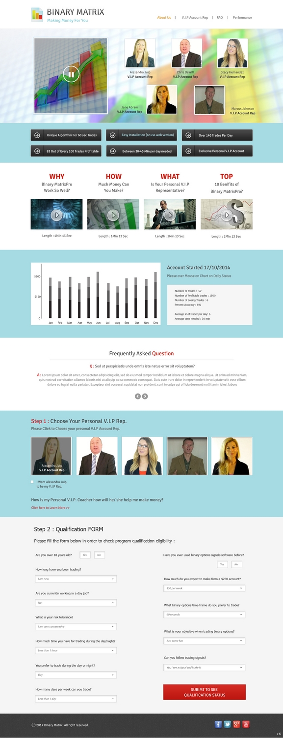 Landing Page Design by pb for ZAG Technologies | Design #2935315