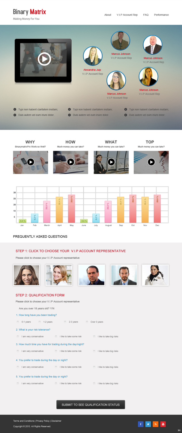Landing Page Design by pb for ZAG Technologies | Design #2942905