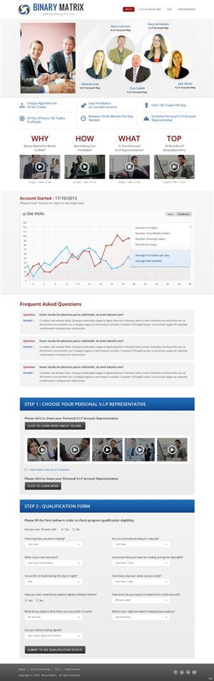 Landing Page Design by pb for ZAG Technologies | Design: #2954023