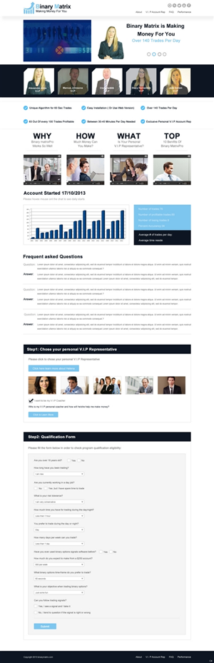Landing Page Design by pb for ZAG Technologies | Design: #2967029