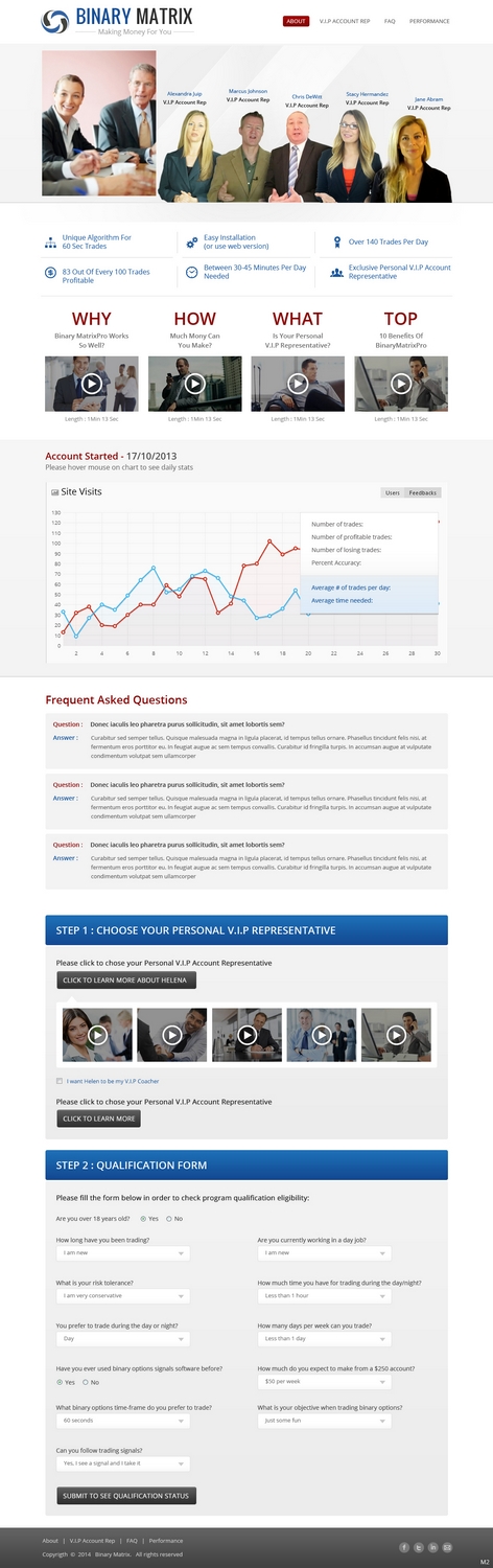 Landing Page Design by pb for ZAG Technologies | Design #2967049