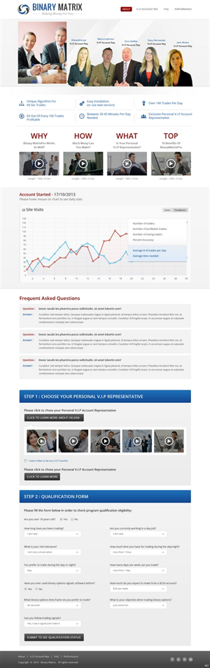 Landing Page Design by pb for ZAG Technologies | Design: #2967049