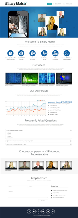 Design de Page d'Accueil par OM pour ZAG Technologies | Design : #2927227