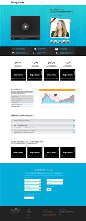 Design de Page d'Accueil par OM pour ZAG Technologies | Design : #2933462