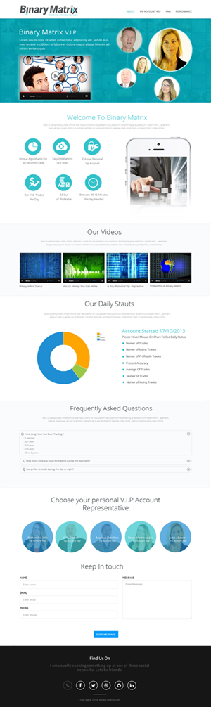 Design de Page d'Accueil par OM pour ZAG Technologies | Design : #2933473
