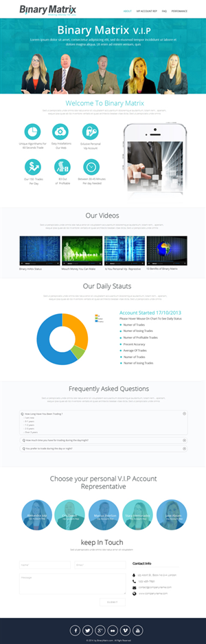 Design de Page d'Accueil par OM pour ZAG Technologies | Design : #2933484