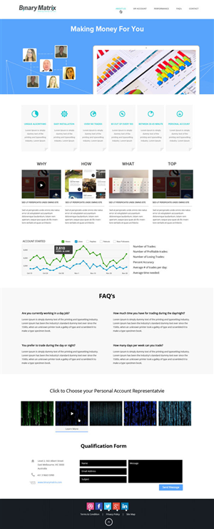 Diseño de Página de Aterrizaje por OM para ZAG Technologies | Diseño: #2933507