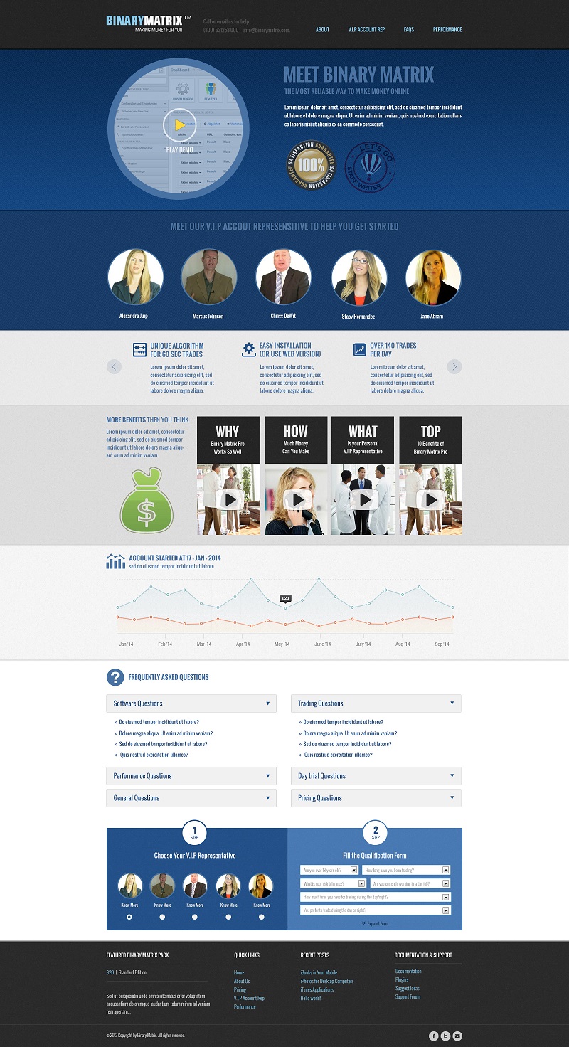 Landing Page Design by HSwebmasters for ZAG Technologies | Design #2958507