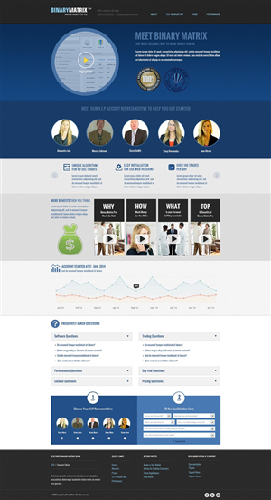 Design de Page d'Accueil par HSwebmasters pour ZAG Technologies | Design #2958507