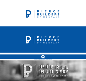 Pierce Builders of Montana  | Logo Design by Catalogo