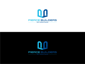 Pierce Builders of Montana  | Logo Design by Atvento Graphics