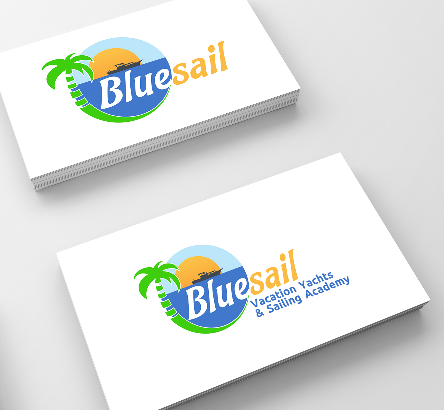 Logo Design by Visifine for Bluesail Vacation Yachts & Sailing Academy | Design #20176597