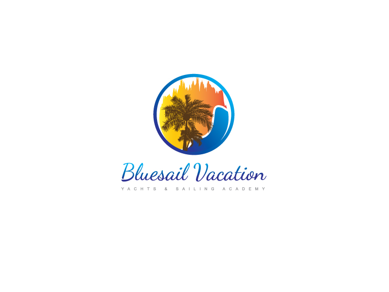 Logo Design by design1ny for Bluesail Vacation Yachts & Sailing Academy | Design #20189262