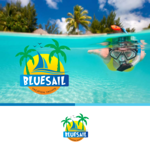 Logo Design by Mungbejotok for Bluesail Vacation Yachts & Sailing Academy | Design: #20197289