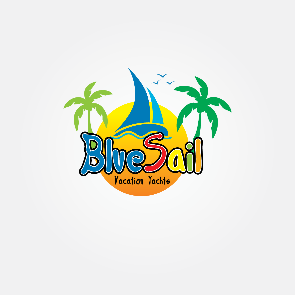 Logo Design by Mungbejotok for Bluesail Vacation Yachts & Sailing Academy | Design #20268303
