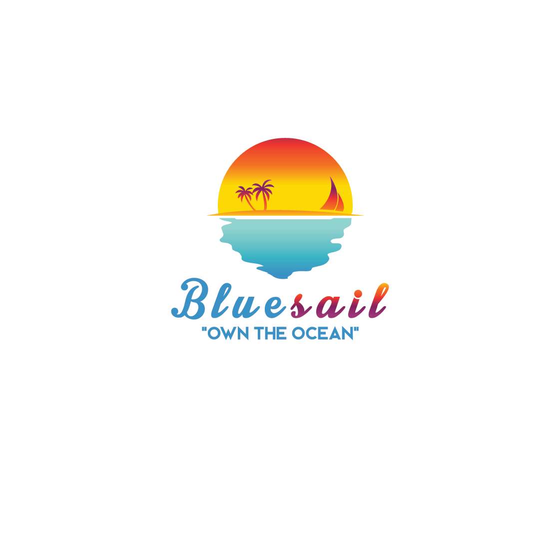 Logo Design by Ezgi Kilavuz for Bluesail Vacation Yachts & Sailing Academy | Design #20235181