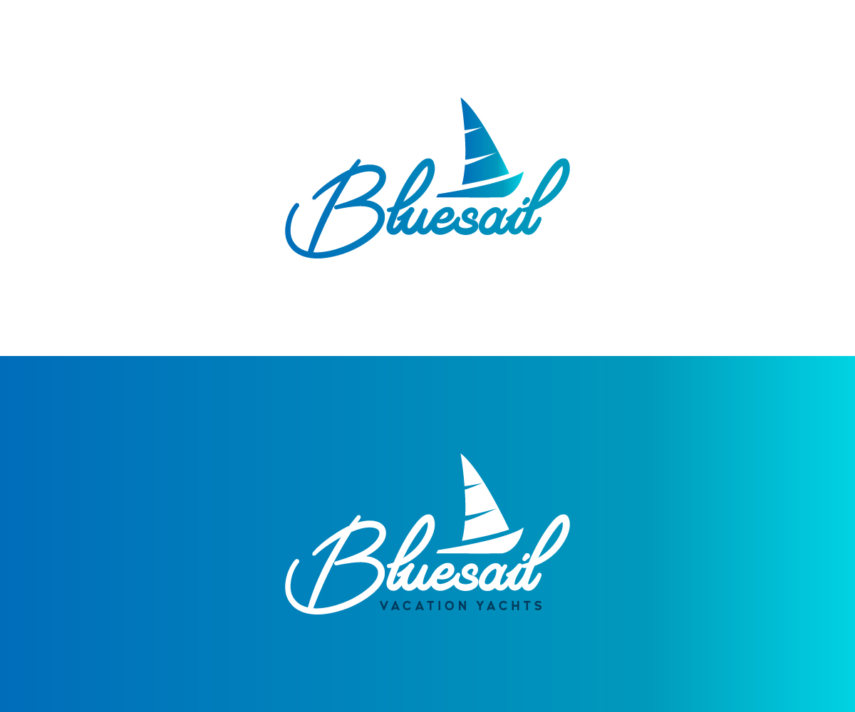 Diseño de Logo por fauxdesigns para Bluesail Vacation Yachts & Sailing Academy | Diseño #20182319