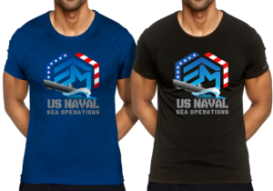 US Naval Sea Submarine Shirt Design  | Diseño de Camiseta por juanjoseolivieri