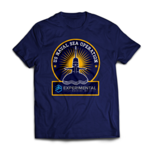 US Naval Sea Submarine Shirt Design  | Diseño de Camiseta por Azhoeck