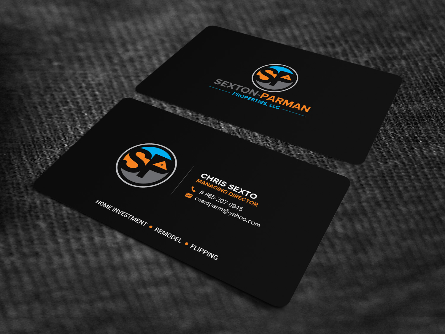Business Card Design by Sandaruwan for Sexton-Parman Properties, LLC | Design #20193863