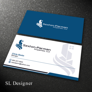 Business Card Design by SL Designer for Sexton-Parman Properties, LLC | Design: #20187294