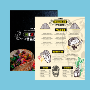 Menu Design by RebecaParra