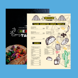 Taqueria  | Menu Design by RebecaParra