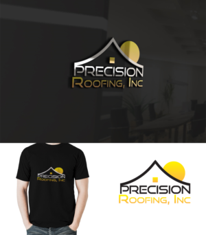 T-shirt Design by BEEZU for Precision Roofing, Inc. | Design #20186614