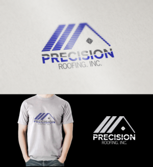 T-Shirt-Design von BEEZU für Precision Roofing, Inc. | Design: #20186615