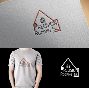 T-Shirt-Design von BEEZU für Precision Roofing, Inc. | Design: #20186617
