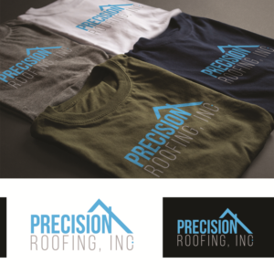 T-Shirt-Design von RangLga für Precision Roofing, Inc. | Design: #20198561