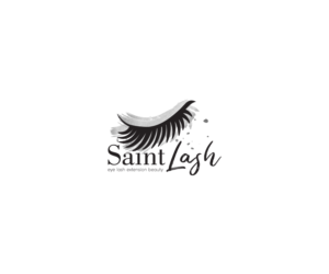 Saint Lash - art work for a eyelash extension beauty service | Logo Design by Anekaa