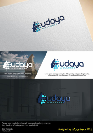 Logo Design by Mariono Fx for Udaya Wellness Clinic Inc. | Design: #20183998