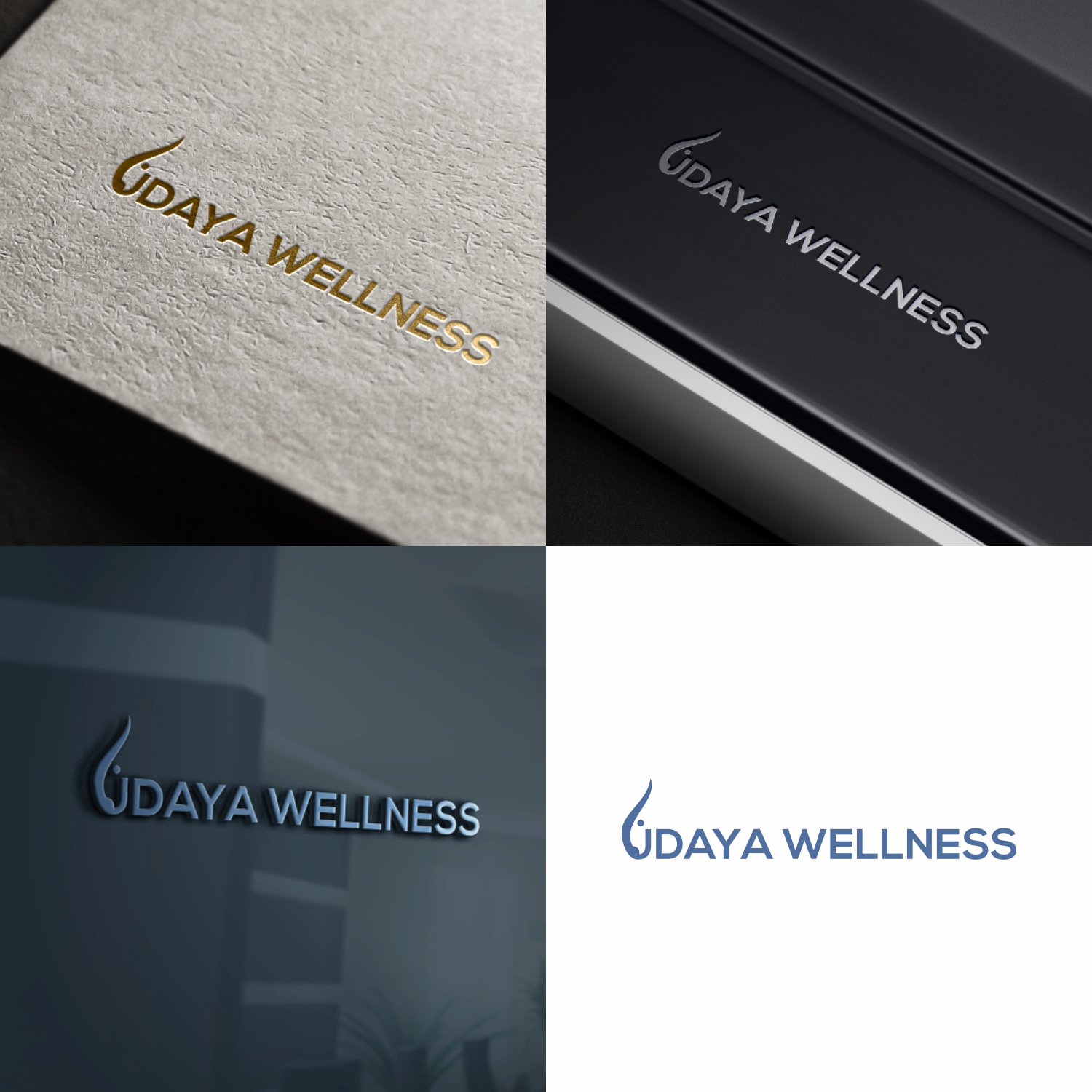 Logo Design by anggun diantorro 2 for Udaya Wellness Clinic Inc. | Design #20222712