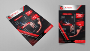 Optimum Sport And Fitness- Rates | Diseño de Flyer por SAI DESIGNS