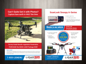 Brochure Design by debdesign for Fagerman Technologies Inc. LiDAR USA | Design: #20199620