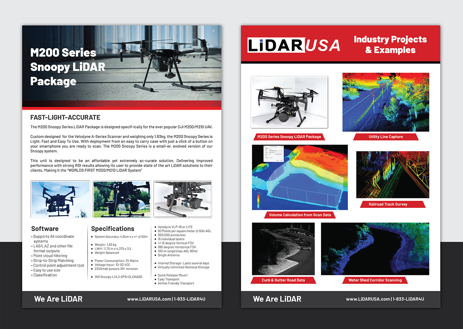 Brochure Design by Deziners Zone for Fagerman Technologies Inc. LiDAR USA | Design #20183910