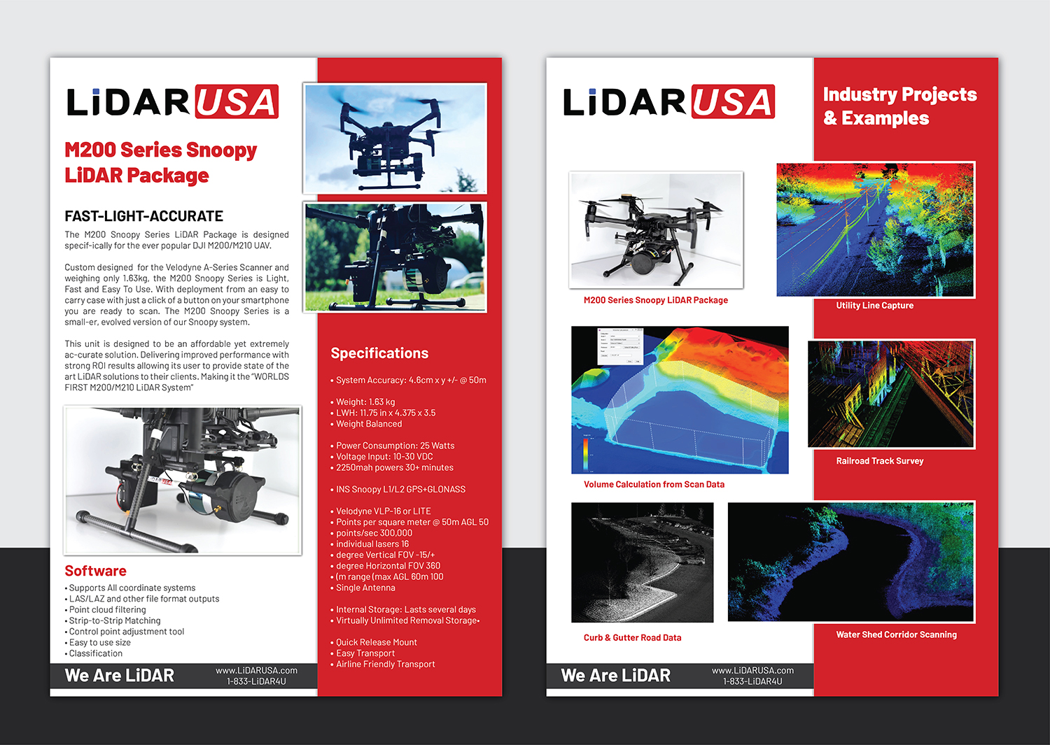 Brochure Design by Deziners Zone for Fagerman Technologies Inc. LiDAR USA | Design #20183911