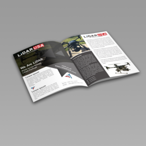 Brochure for New Product Drone LiDAR 3D Mapping Solution | Brochure Design by Creative Jiniya