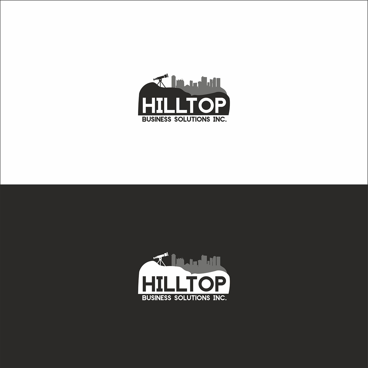 Diseño de Logo por Fine Graphics House para Hilltop Business Solutions Inc. | Diseño #20192773