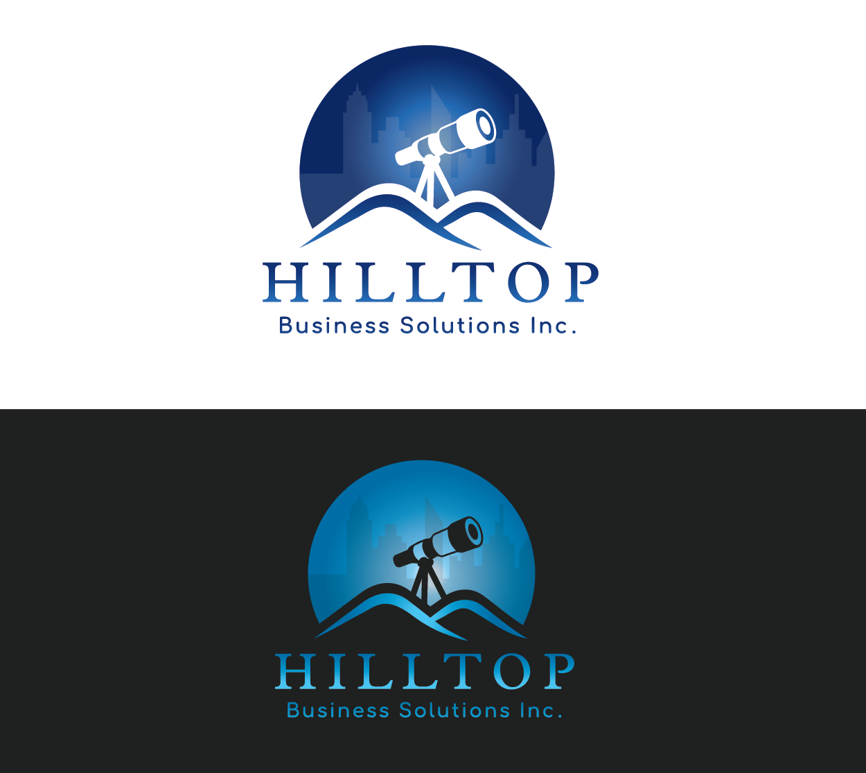 Diseño de Logo por Ezgi Kilavuz para Hilltop Business Solutions Inc. | Diseño #20204240